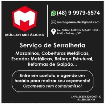 Muller metálicas e serralheria
